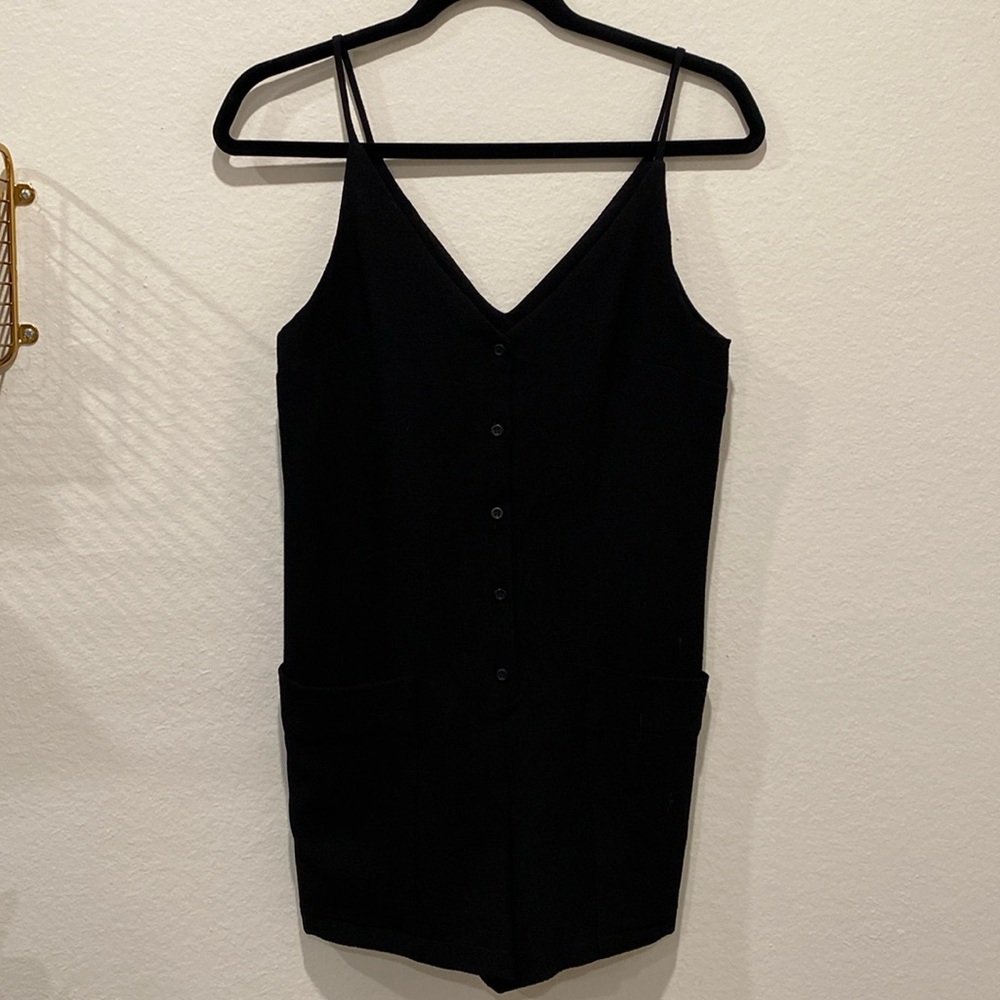 Topshop Black Romper